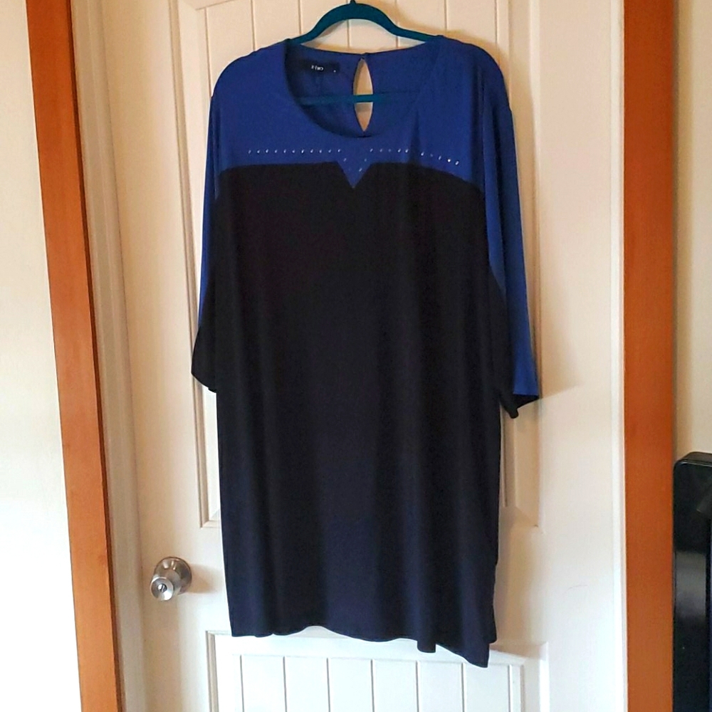 Blue on Blue dress